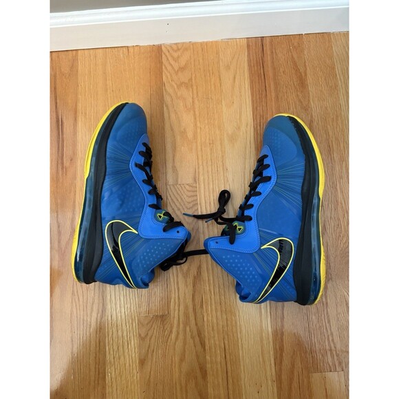 Nike LeBron 8 V/2 Entourage Blue Basketball Shoes Athletic 429676401 Men Size 12 main image 9